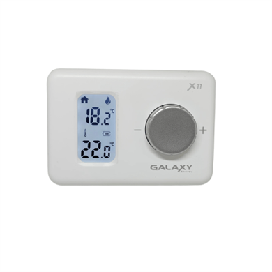 Galaxy X11 Kablosuz Dijital Oda Termostatı-Beyaz-x11b