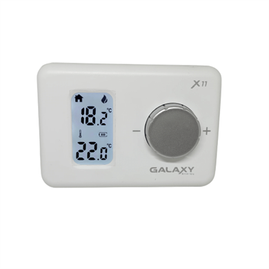 Galaxy Energy X11 Kablosuz Dijital Oda Termostatı-Beyaz