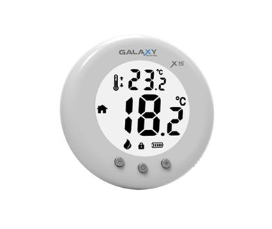 Galaxy X15 Kablosuz Dijital Oda Termostatı - Beyaz-x15b