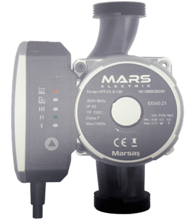 Mars Frekans Kontrollü Sirkülasyon Pompası 25/8-180