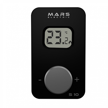 Mars S10 Kablosuz Oda Termostatı - Dijital - Siyah